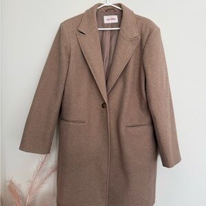 Long Women’s Tan Coat (see descriptions and photos)